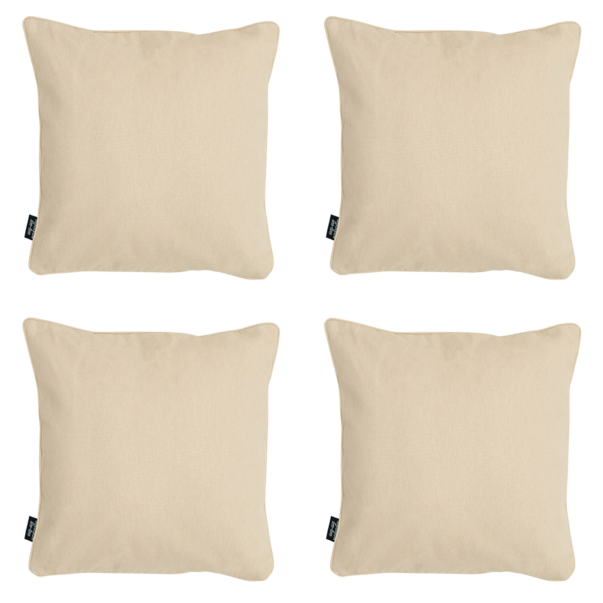 Madison -  Sierkussen Beige canvas eco+ - Ca. 50x50 cm - Set van 4