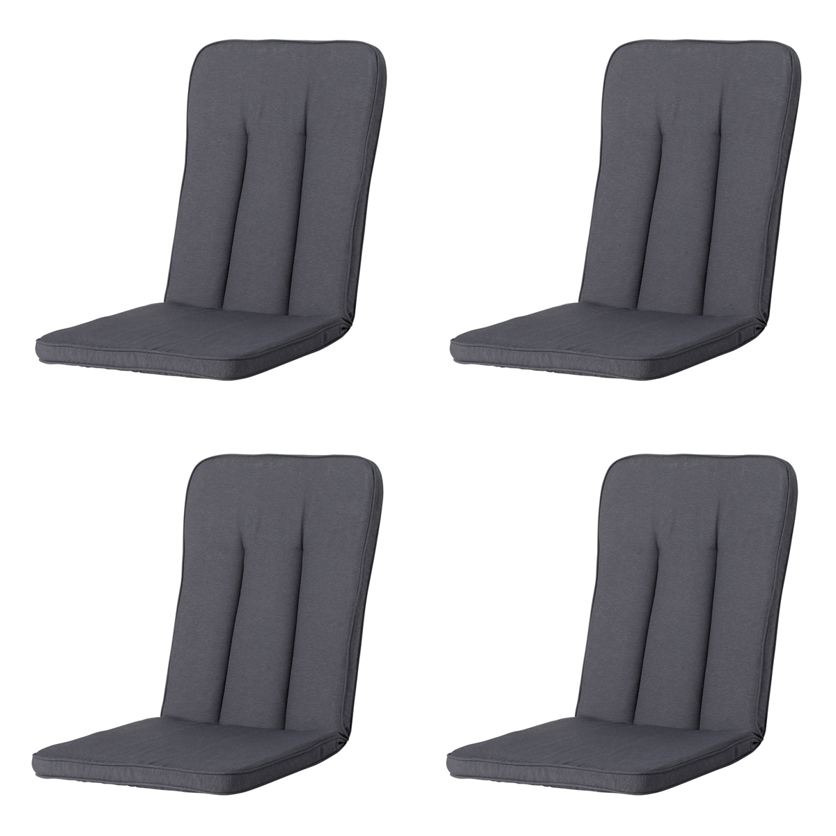 Madison -  Tuinkussen Exelsior/primero/Balero  Panama grey - Ca. 110x48 cm - Set van 4