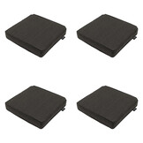 Madison -  Zitkussen Dark grey canvas eco+ - Ca. 40x40 cm - Set van 4
