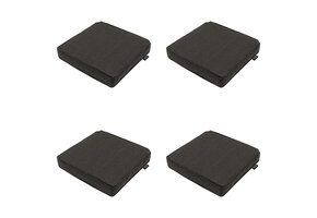 Madison -  Zitkussen Dark grey canvas eco+ - Ca. 40x40 cm - Set van 4
