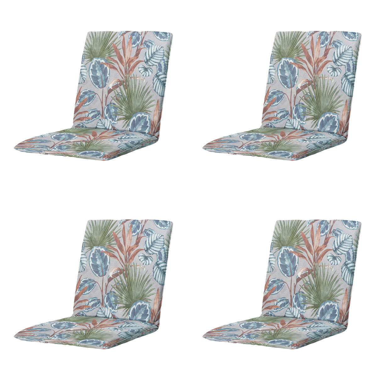 Madison -  Stapelstoelkussen Cala natural - Ca. 97x49 cm - Set van 4