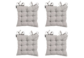 Madison -  Zitkussen Toscane Napels taupe - Ca. 46x46 cm - Set van 4