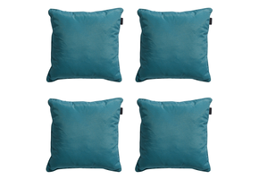 Madison -  Sierkussen Panama sea blue - Ca. 60x60 cm - Set van 4