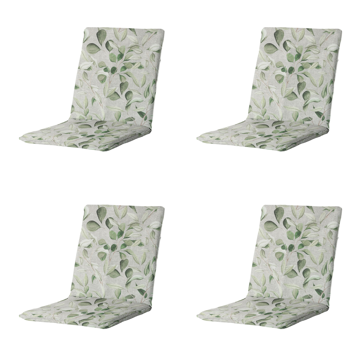 Madison -  Stapelstoelkussen Diez - Ca. 97x49 cm - Set van 4