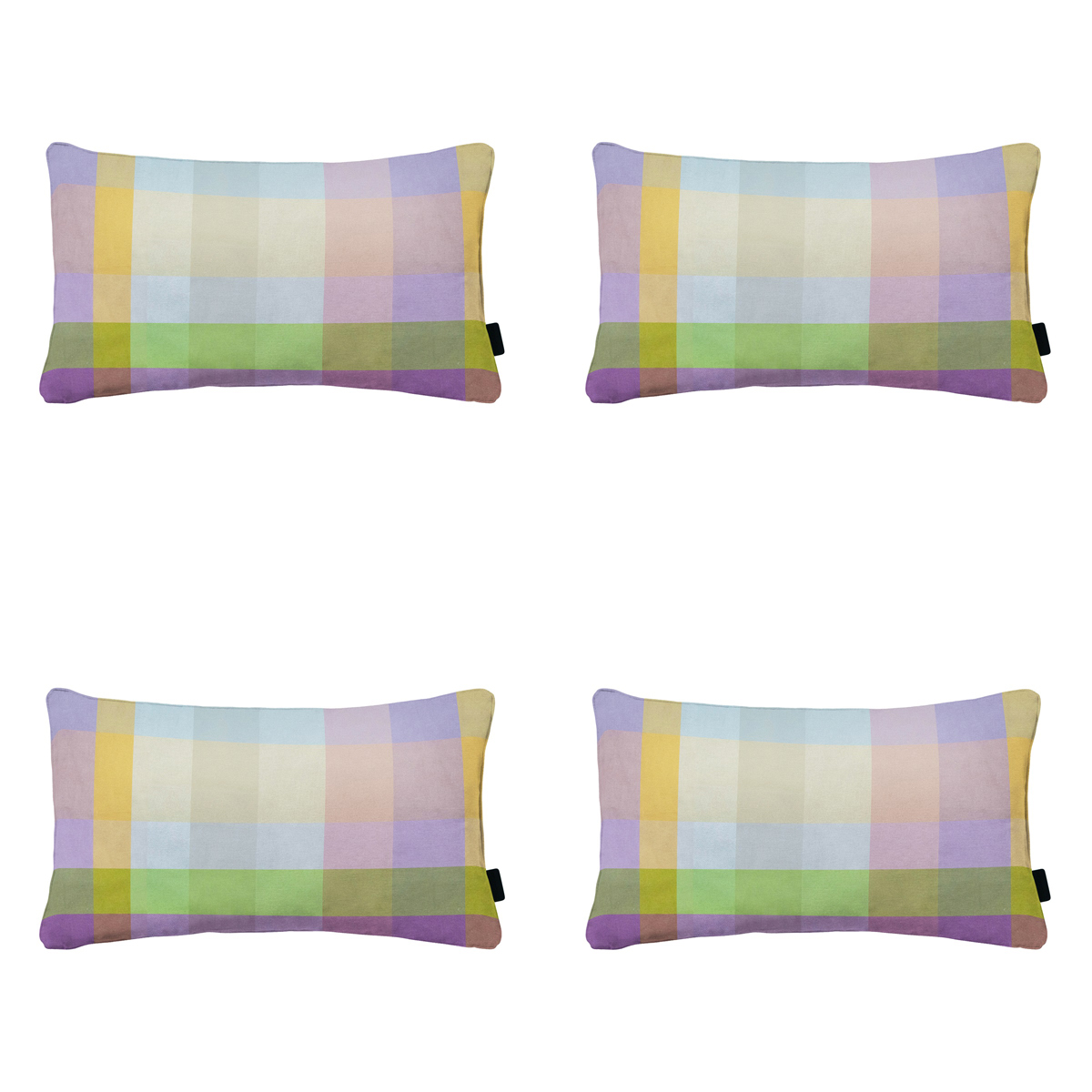 Madison -  Sierkussen Sya purple - Ca. 30x50 cm - Set van 4