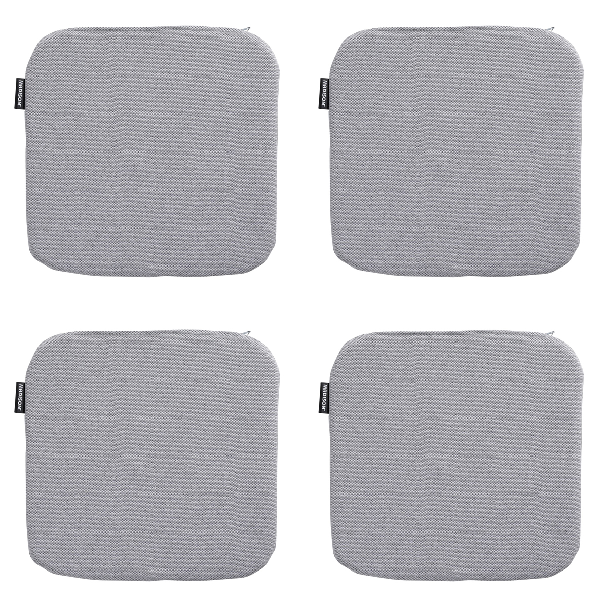 Madison -  Zitkussen Manchester light grey - Ca. 40x40 cm - Set van 4