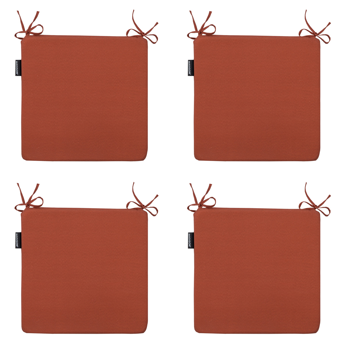 Madison -  Zitkussen Panama terra - Ca. 40x40 cm - Set van 4