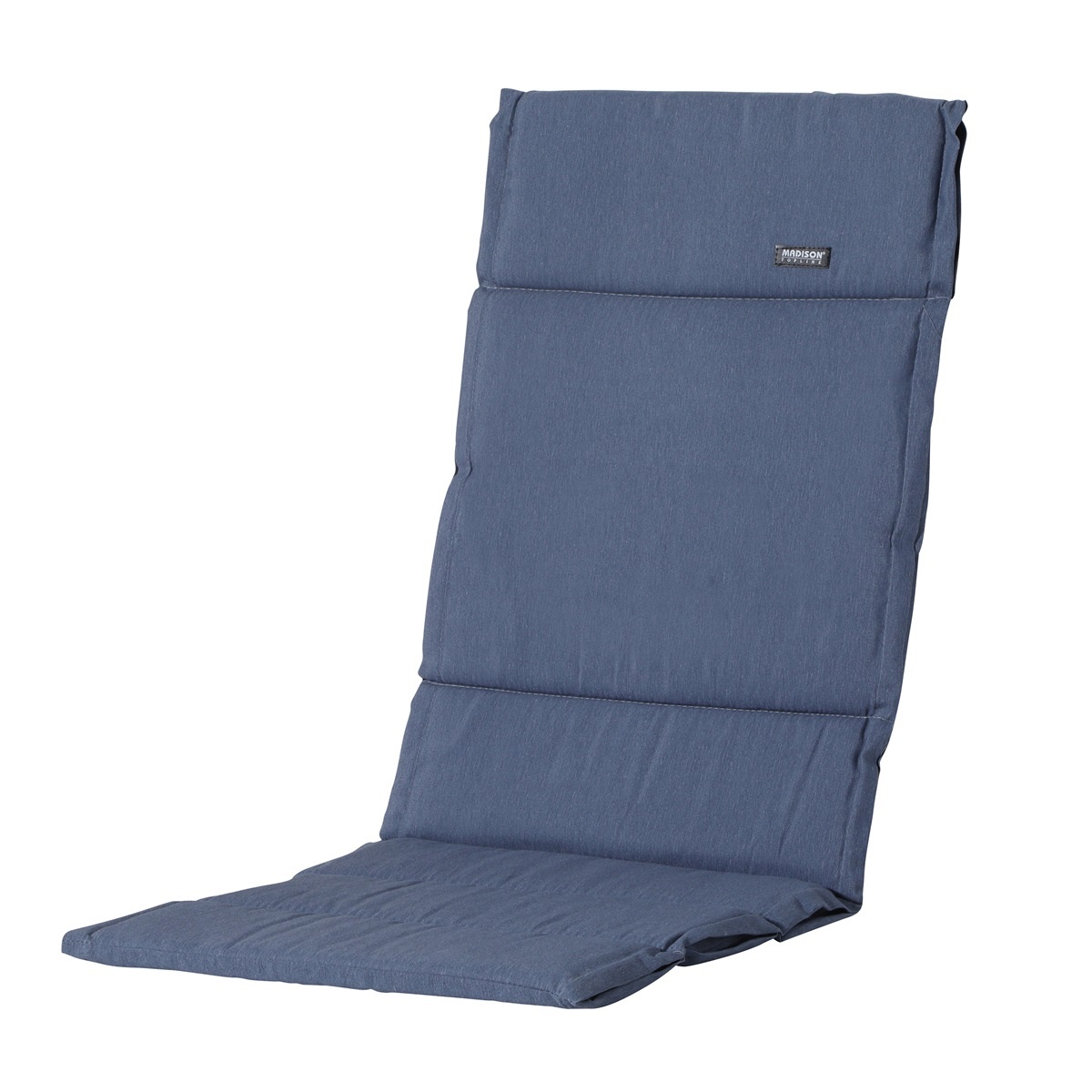 Madison - Tuinkussen Fiber Deluxe Panama safier blue - Ca. 125x50 cm - Set van 4