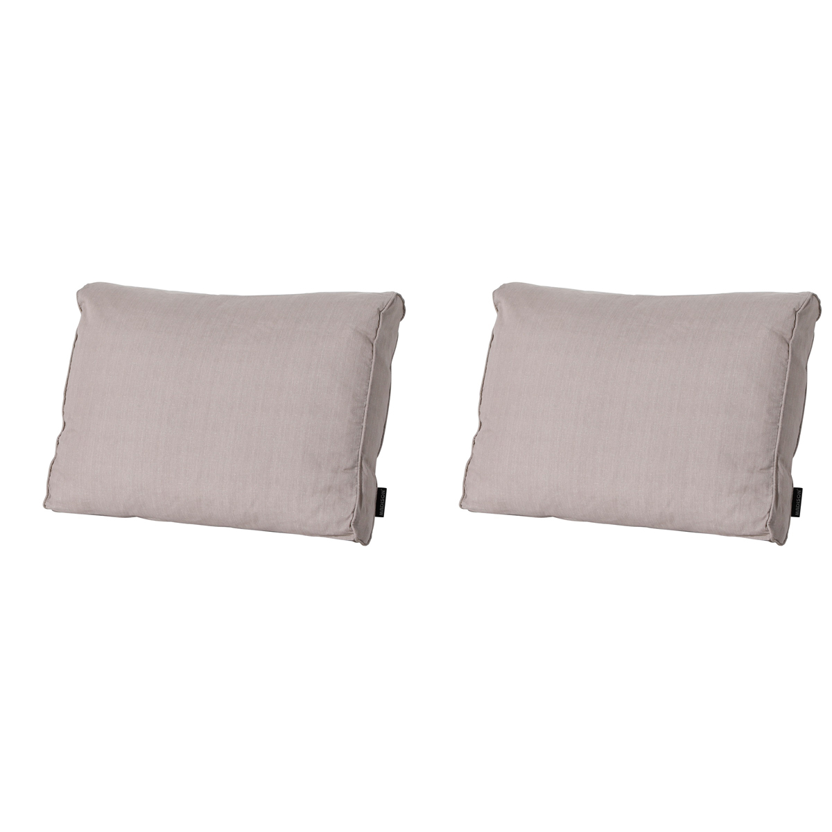 Madison -  Lounge Rugkussen Basic taupe - Ca. 40x60 cm - Set van 2