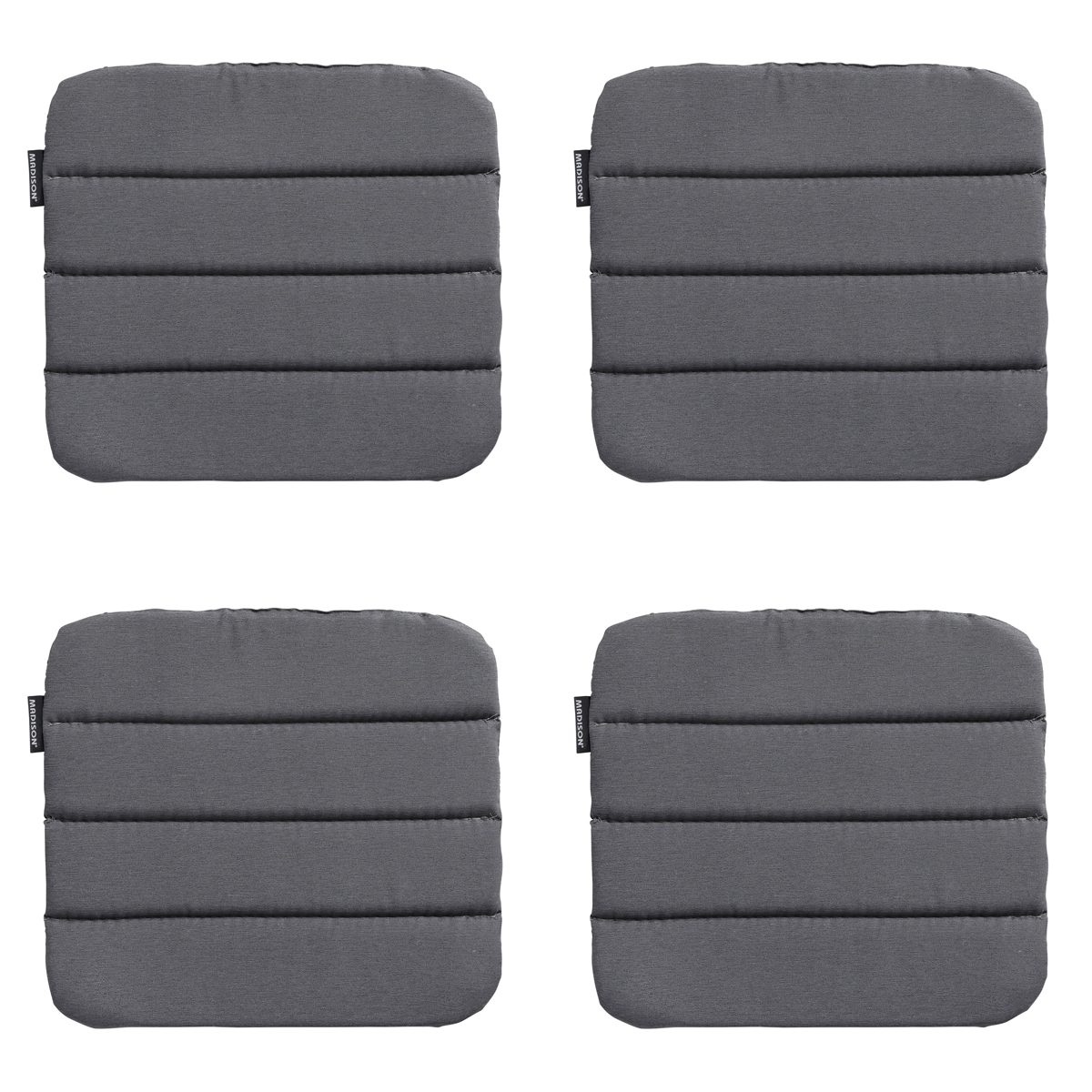 Madison -  Zitkussen Panama grey  - Ca. 40x40 cm - Set van 4