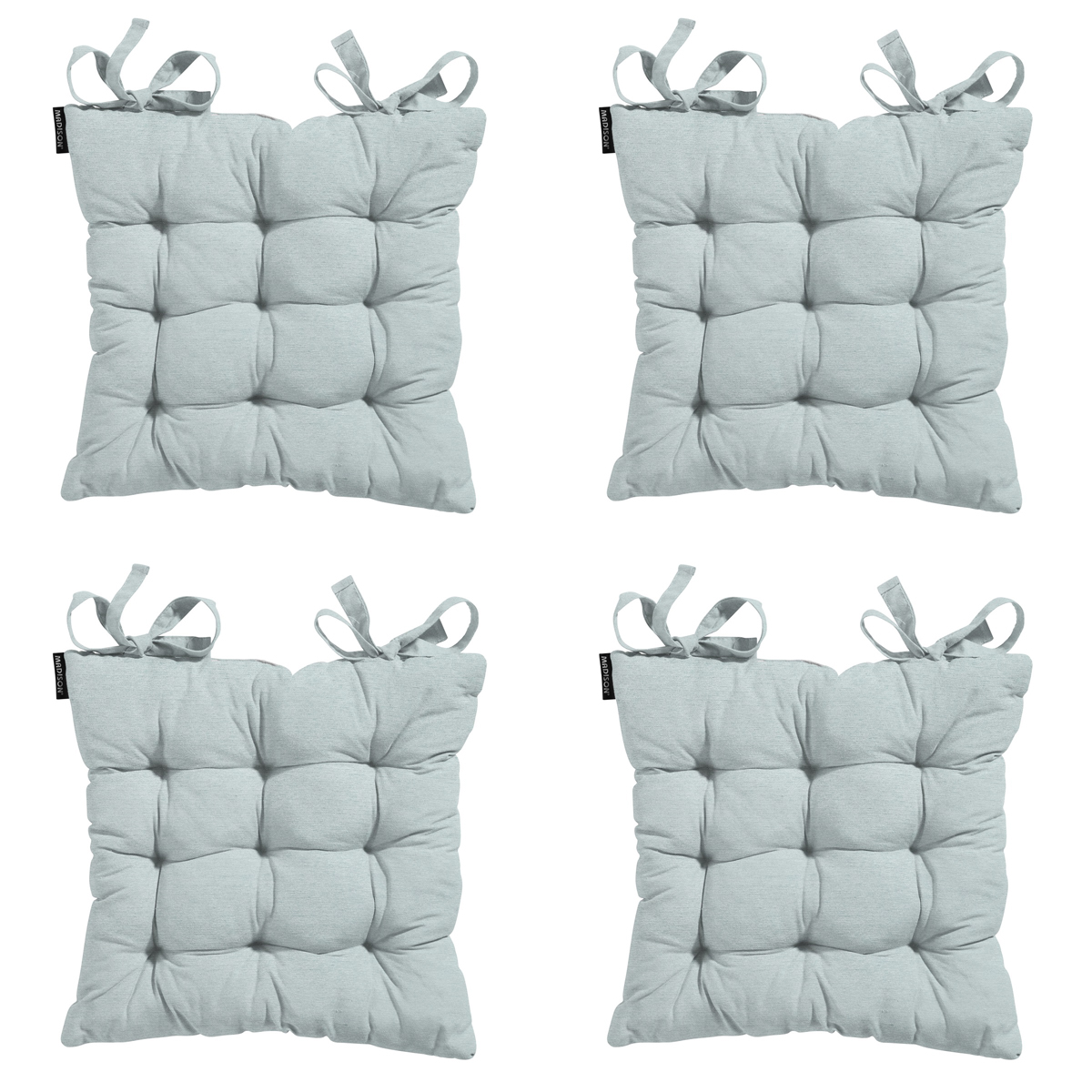 Madison -  Zitkussen Toscane Napels azure - Ca. 46x46 cm - Set van 4