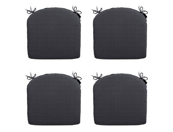 Madison -  Zitkussen Basic black - Ca. 46x48 cm - Set van 4