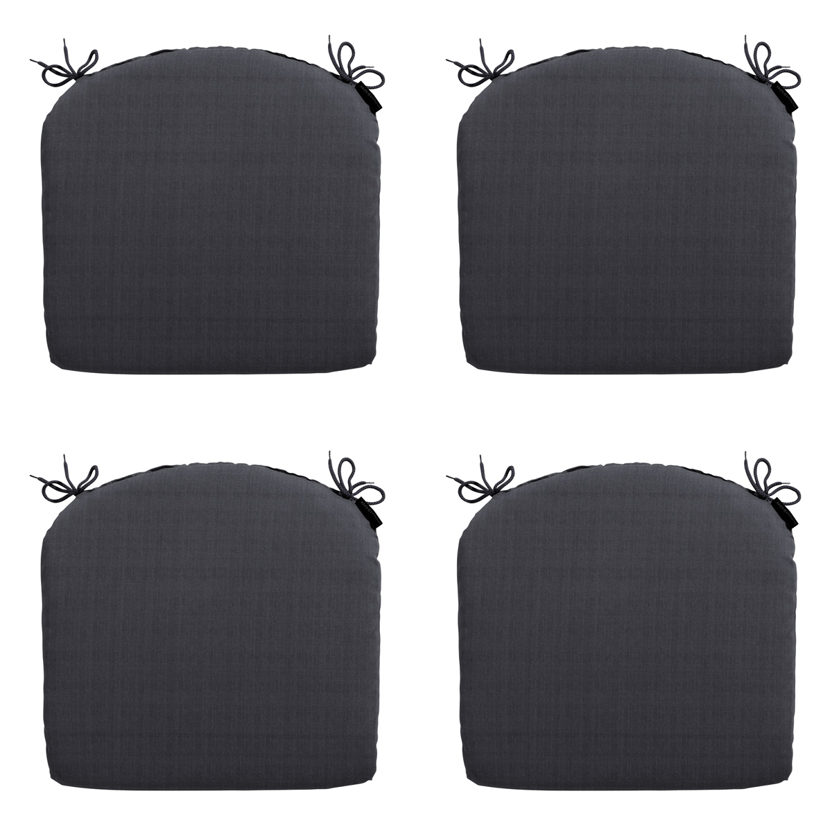 Madison -  Zitkussen Basic black - Ca. 46x48 cm - Set van 4