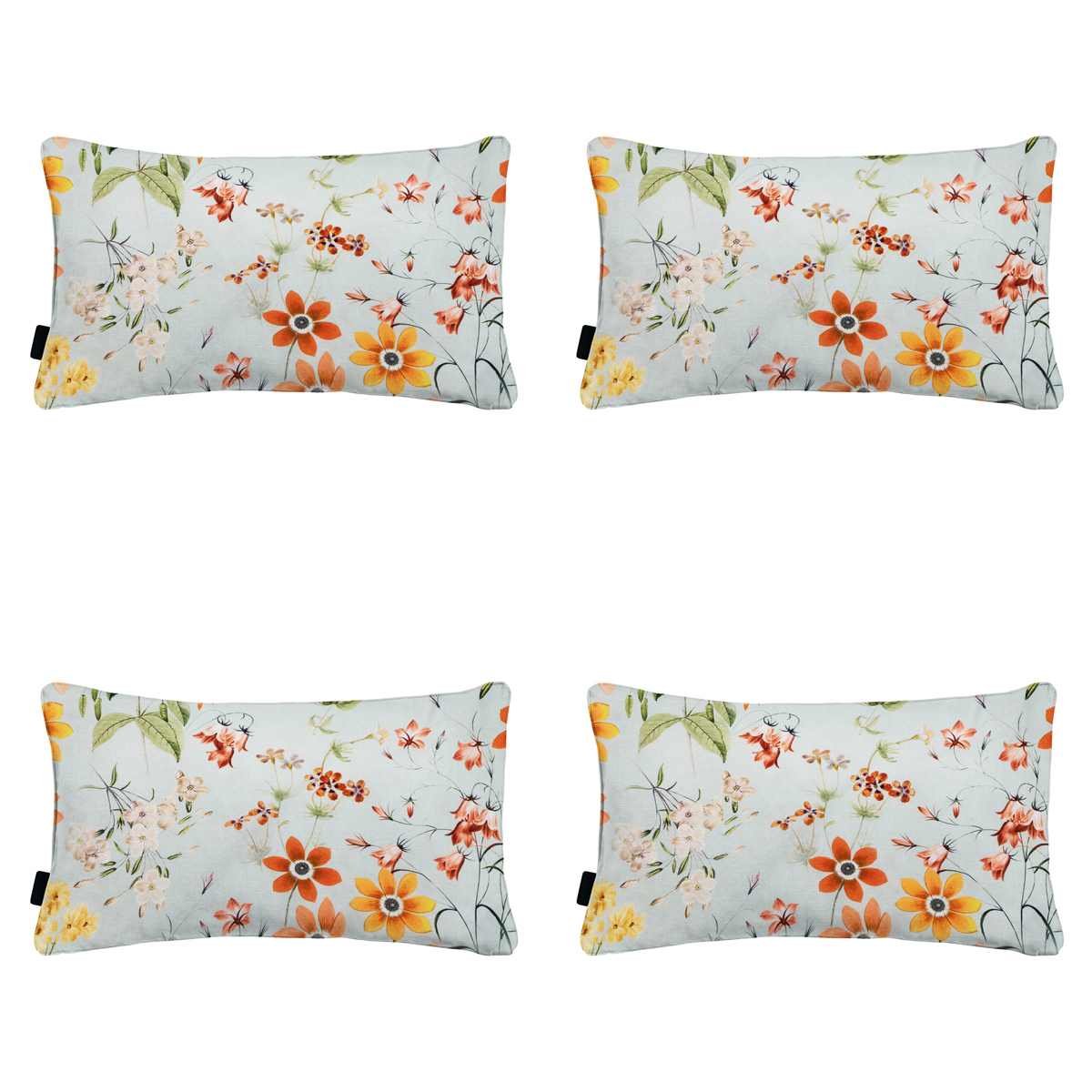 Madison - Sierkussen Milly azure - Ca. 30x50 cm - Set van 4