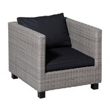 Madison -  Lounge Rugkussen Basic black - Ca. 40x60 cm - Set van 2