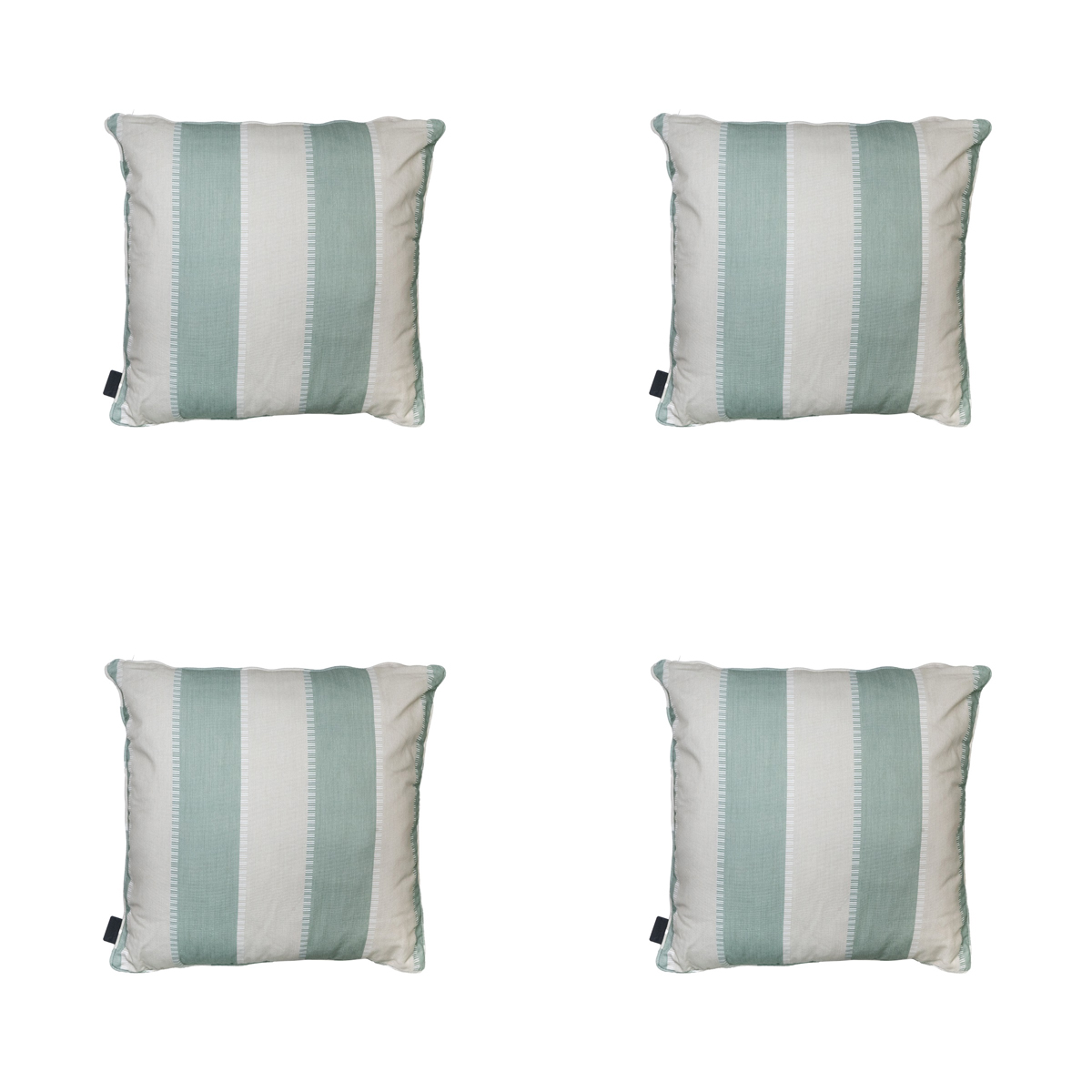 Madison -  Sierkussen Banda kaki - Ca. 50x50 cm - Set van 4