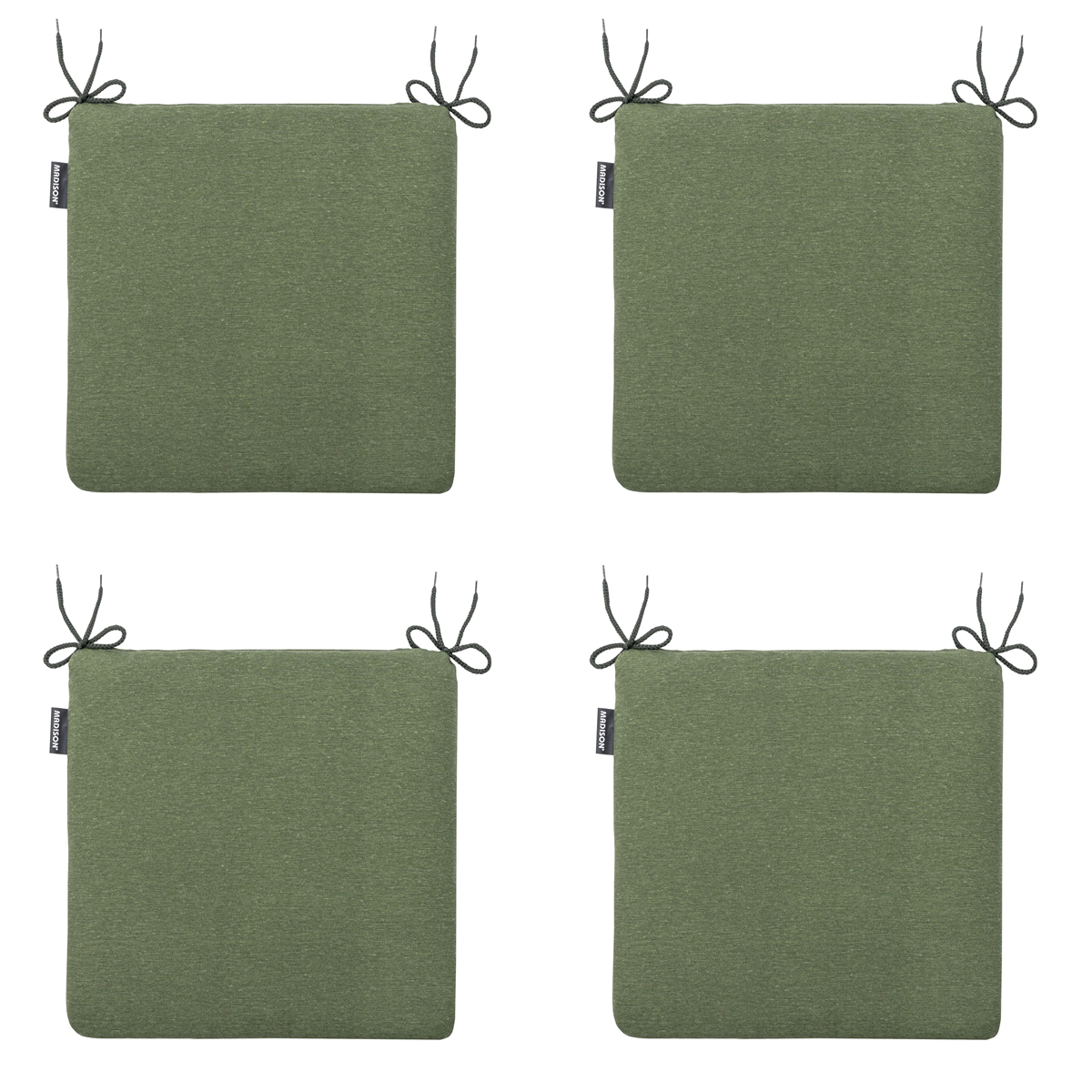 Madison -  Zitkussen Panama green - Ca. 40x40 cm - Set van 4