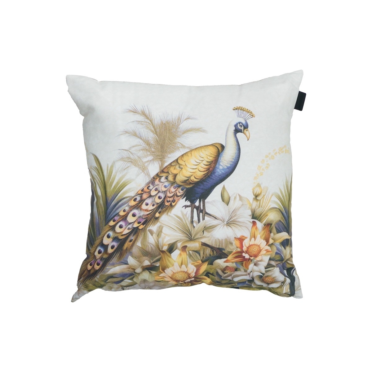 Madison - Sierkussen Flore purple - Ca. 50x50 cm - Set van 4