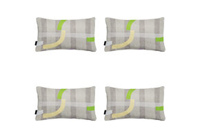 Madison -  Sierkussen Tess purple - Ca. 30x50 cm - Set van 4