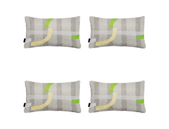 Madison -  Sierkussen Tess purple - Ca. 30x50 cm - Set van 4