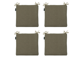 Madison -  Zitkussen Taupe canvas eco+ - Ca. 40x40 cm - Set van 4
