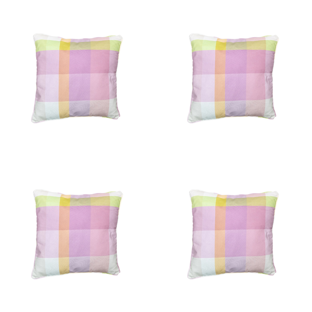 Madison -  Sierkussen Sya purple - Ca. 50x50 cm - Set van 4