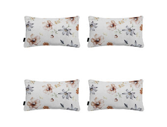 Madison - Sierkussen Florina natural - Ca. 30x50 cm - Set van 4