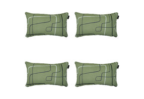 Madison -  Sierkussen Joah sage - Ca. 30x50 cm - Set van 4