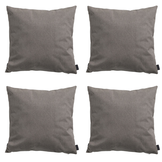 Madison -  Sierkussen Oxford taupe - Ca. 45x45 cm - Set van 4