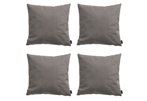 Madison -  Sierkussen Oxford taupe - Ca. 45x45 cm - Set van 4