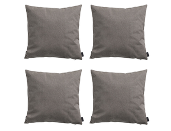 Madison -  Sierkussen Oxford taupe - Ca. 45x45 cm - Set van 4
