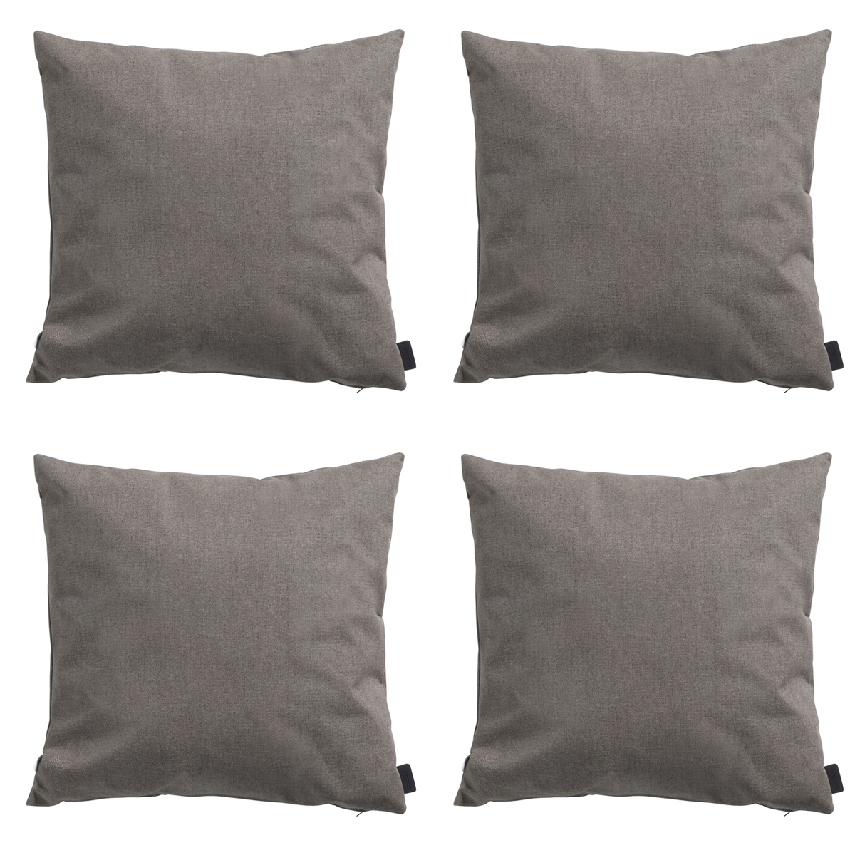 Madison -  Sierkussen Oxford taupe - Ca. 45x45 cm - Set van 4