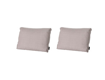 Madison -  Lounge Rugkussen Basic taupe - Ca. 43x73 cm - Set van 2
