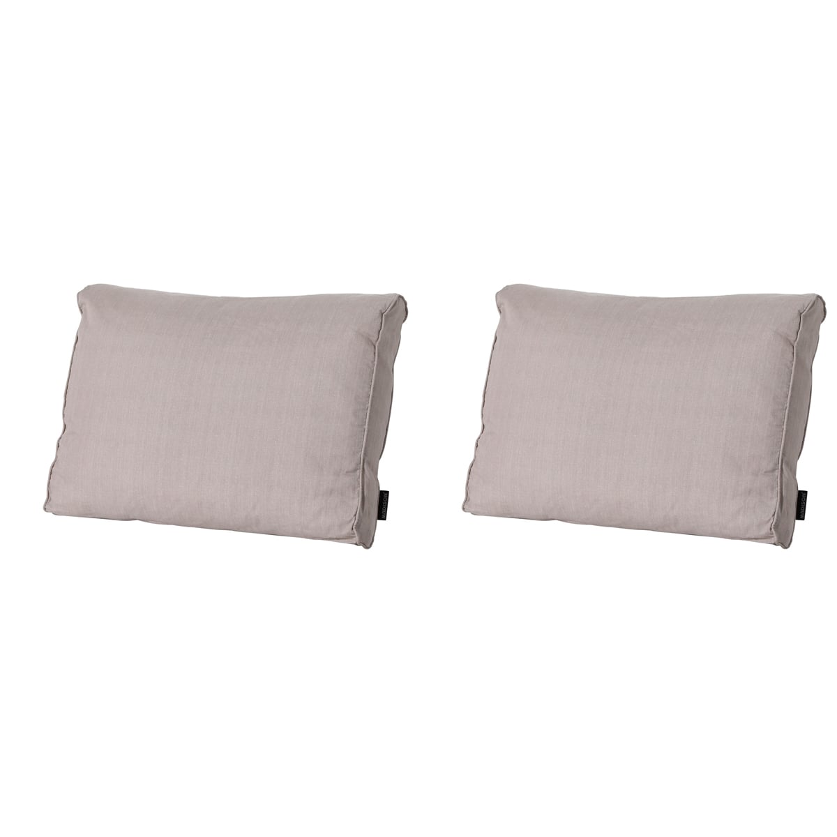 Madison -  Lounge Rugkussen Basic taupe - Ca. 43x73 cm - Set van 2