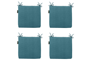 Madison -  Zitkussen Panama sea blue - Ca. 40x40 cm - Set van 4