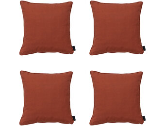 Madison -  Sierkussen Panama terra - Ca. 60x60 cm - Set van 4