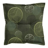Madison -  Zitkussen Circle green - Ca. 50x50 cm - Set van 4
