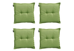 Madison -  Zitkussen Rib lime - Ca. 50x50 cm - Set van 4