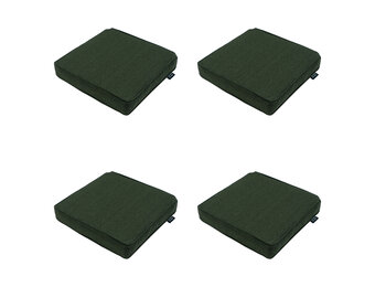 Madison -  Zitkussen Green canvas eco+ - Ca. 40x40 cm - Set van 4