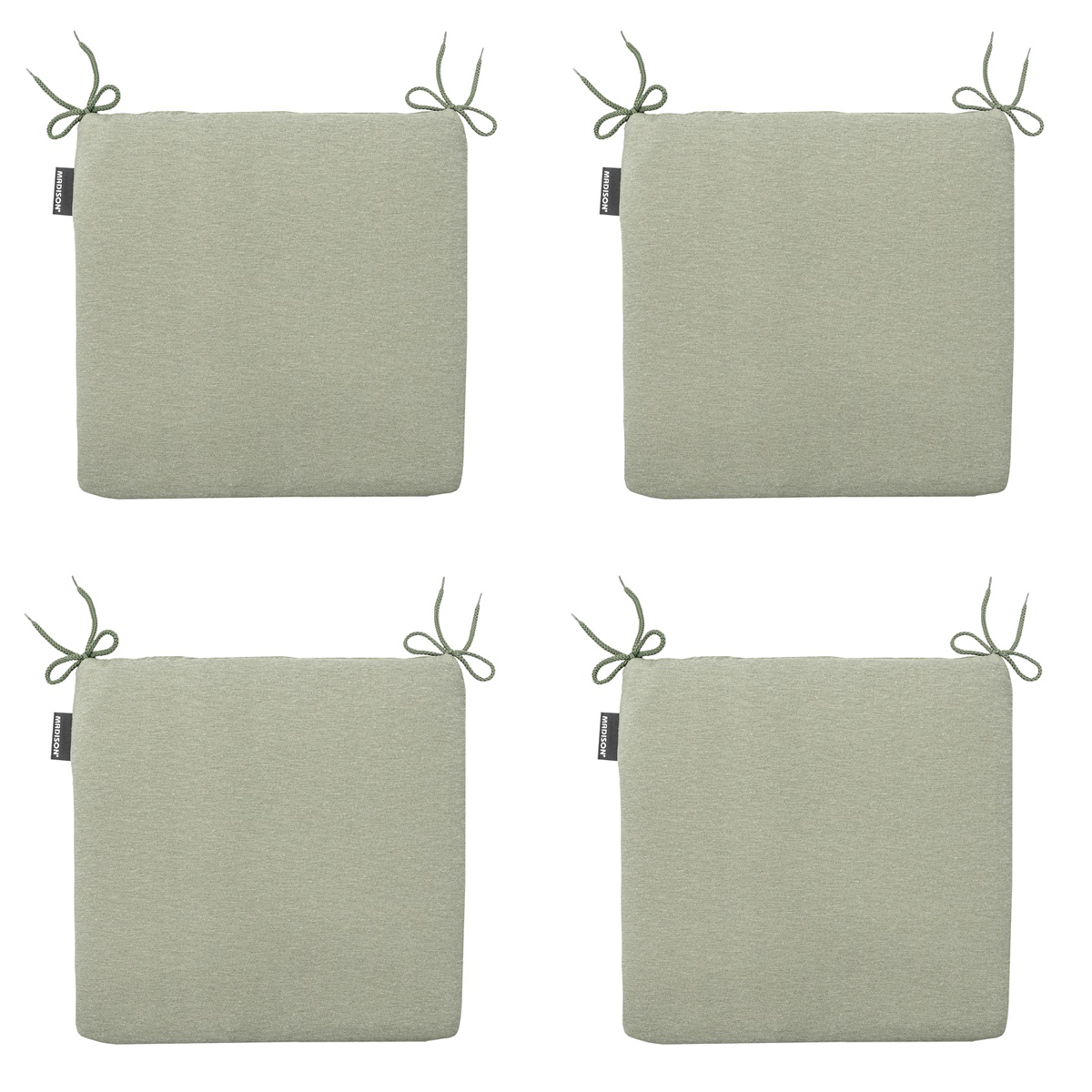Madison -  Zitkussen Panama sage - Ca. 40x40 cm - Set van 4