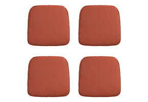 Madison -  Zitkussen Wicker Panama terra - Ca. 48x48 cm - Set van 4