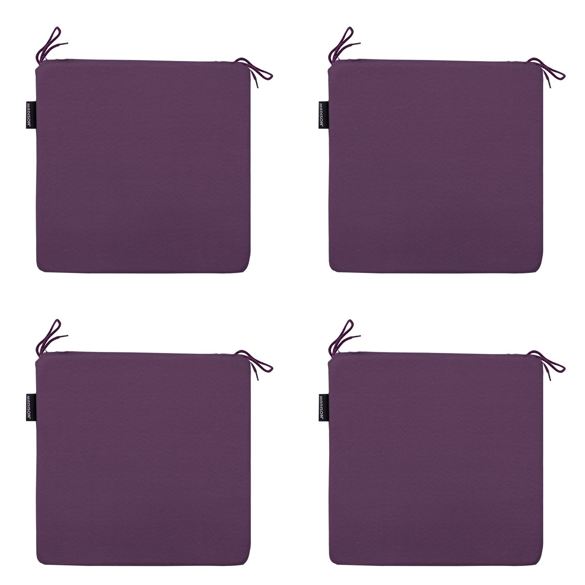 Madison -  Zitkussen Panama purple - Ca. 40x40 cm - Set van 4