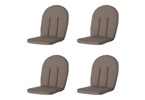 Madison -  Tuinkussen Kettler Comfort/Prince Rib liver - Ca. 105x52 cm - Set van 4