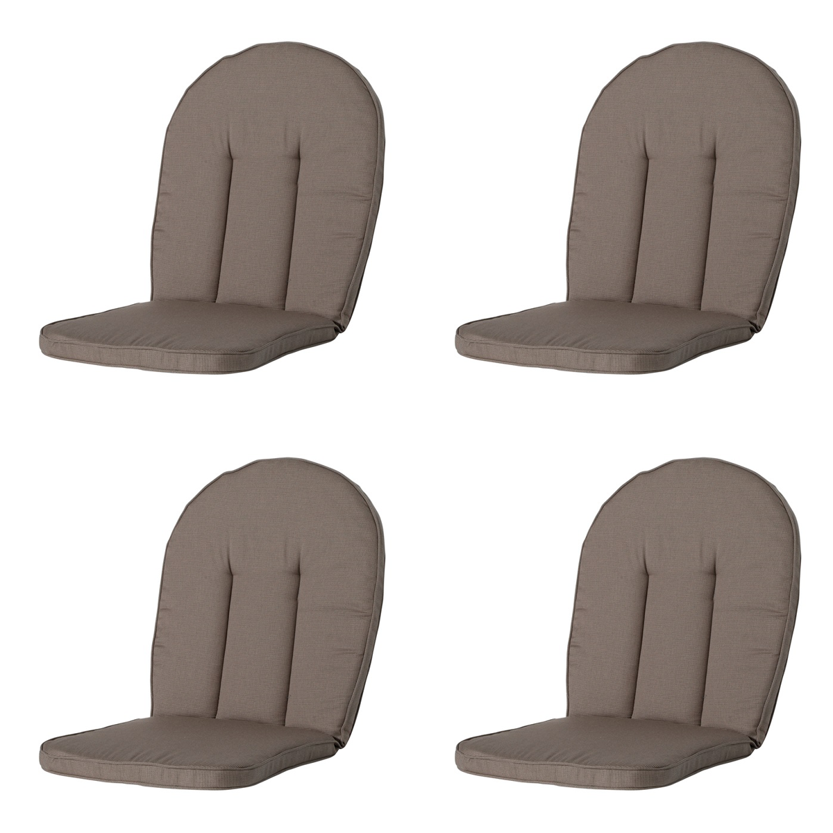 Madison -  Tuinkussen Kettler Comfort/Prince Rib liver - Ca. 105x52 cm - Set van 4