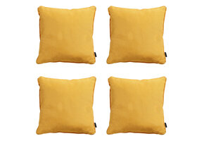 Madison -  Sierkussen Panama golden glow - Ca. 45x45 cm - Set van 4