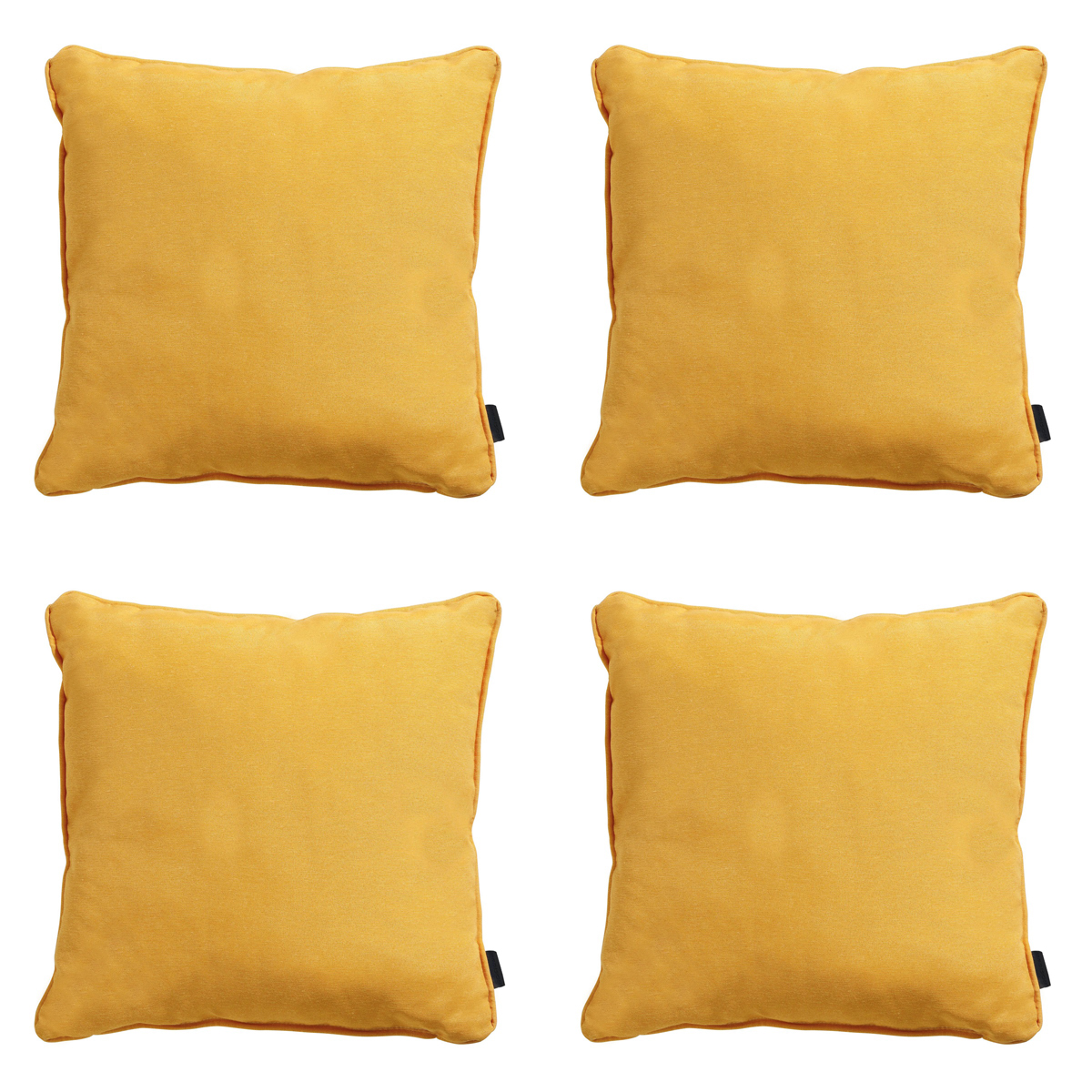 Madison -  Sierkussen Panama golden glow - Ca. 45x45 cm - Set van 4