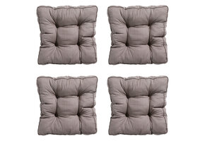 Madison -  Zitkussen Florance Basic taupe - Ca. 47x47 cm - Set van 4