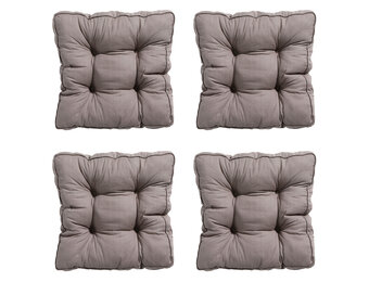 Madison -  Zitkussen Florance Basic taupe - Ca. 47x47 cm - Set van 4