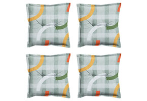 Madison -  Zitkussen Tess orange - Ca. 50x50 cm - Set van 4