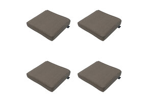 Madison -  Zitkussen Taupe canvas eco+ - Ca. 40x40 cm - Set van 4